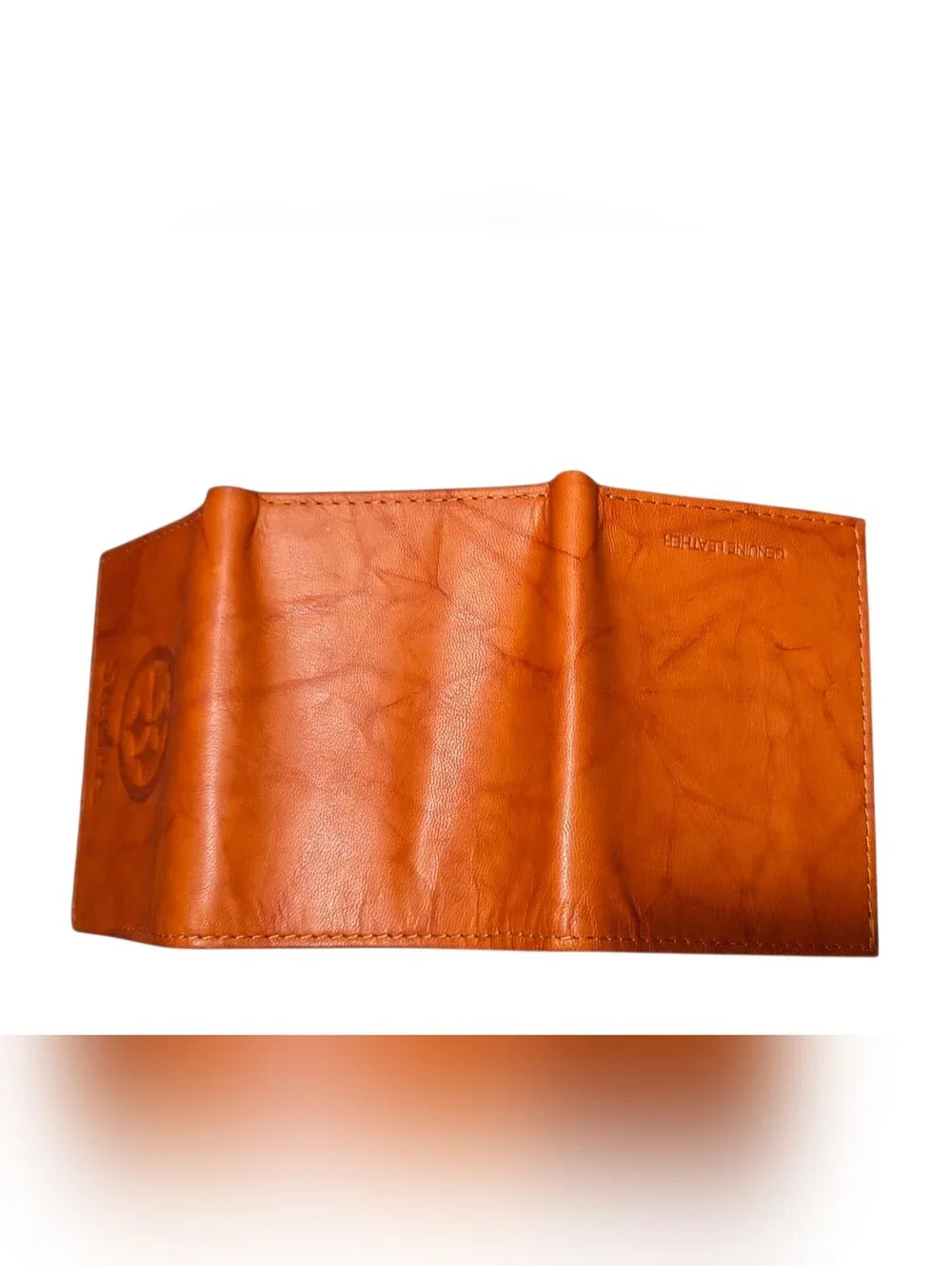 Steelers Embossed Leather Trifold Wallet